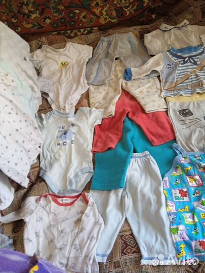 Детские вещи от 1мес.до года пакетом