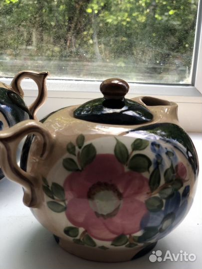 Сервиз, чайник, сахарница, кружки Купчиха СССР