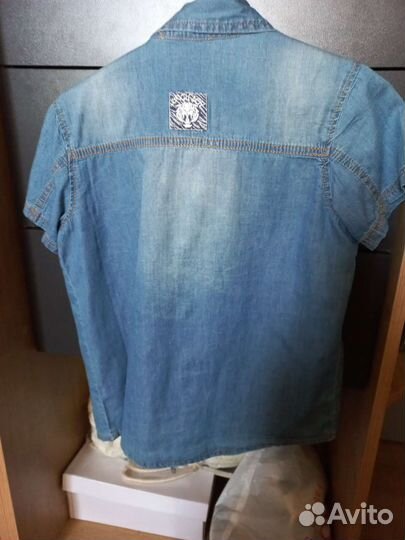 Джинсовая рубашка для мальчика