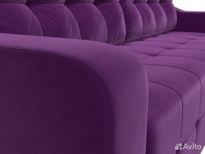 Прямой диван Лиссабон Фиолетовый. Москва и мо