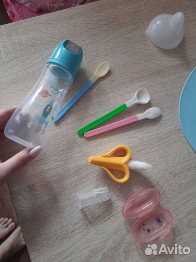 Посуда для прикорма,бутылки,поильники,ложки,ниблер