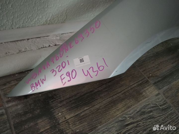 Крыло переднее левое Bmw 3 E90 E91 2004-2008