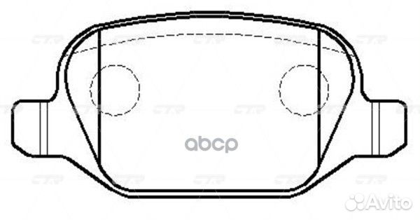 Колодки GK0243 CTR