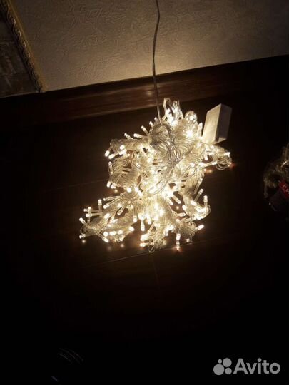 Гирлянда на окно