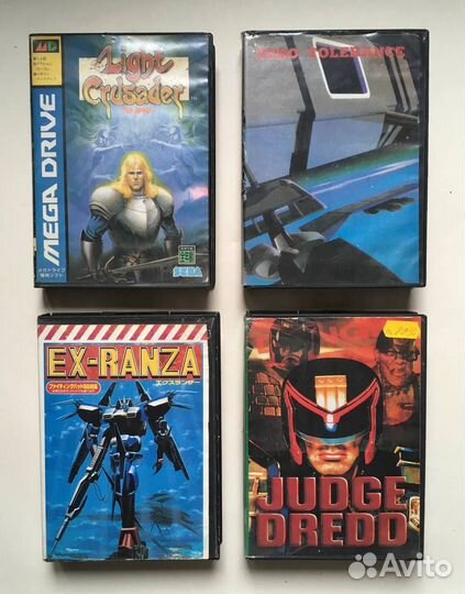 Картриджи Sega Сега Мега Драйв 90-00 гг Биг Боксы