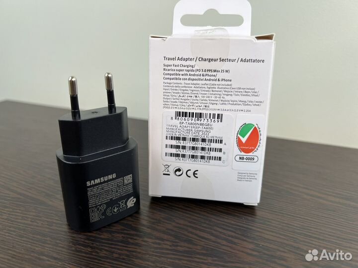 Зарядное устройство для samsung 25w оригинал