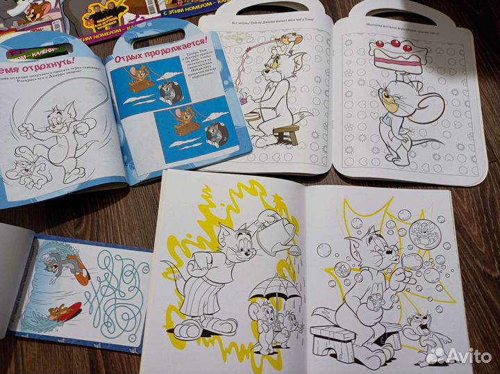 Комиксы Том и Джерри+творческий блокнот