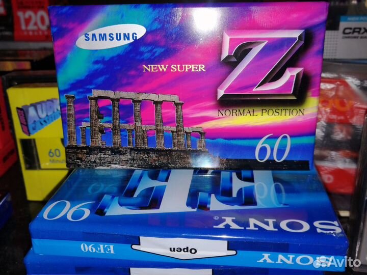 Аудиокассеты новые запечатанные