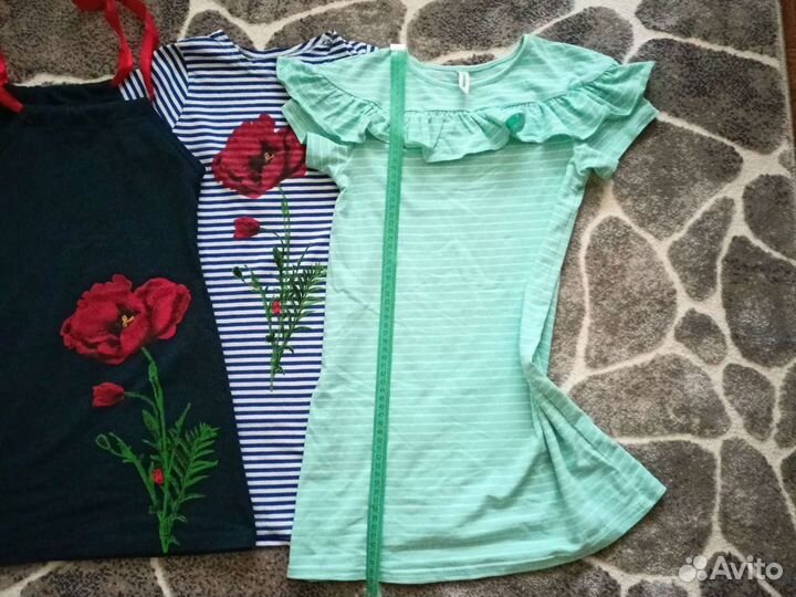 Одежда на девочку, 128-134, пакетом