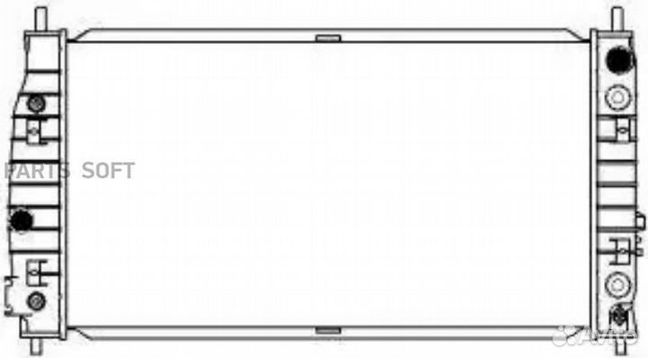 Радиатор охлаждения Додж Интерпид