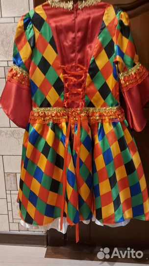 Карнавальный костюм для девочки Коломбина