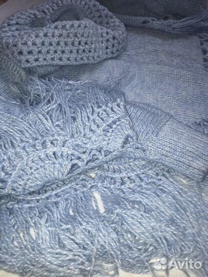 Пончо Платки и пряжа