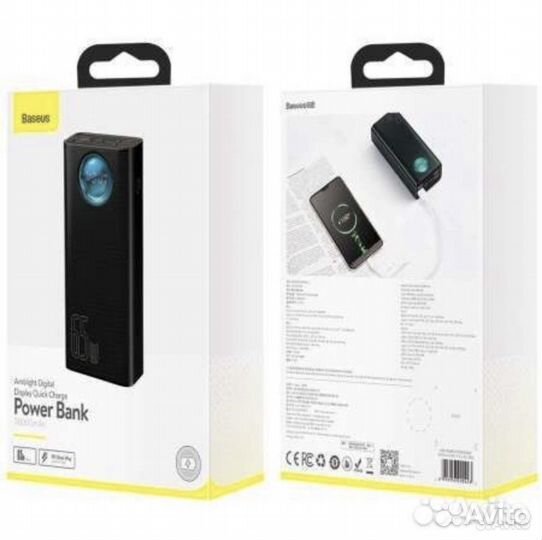 Baseus power bank 65w повербанк новый