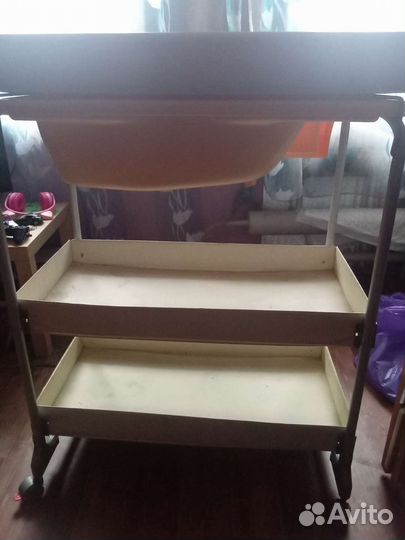 Пеленальный столик с ванночкой cam