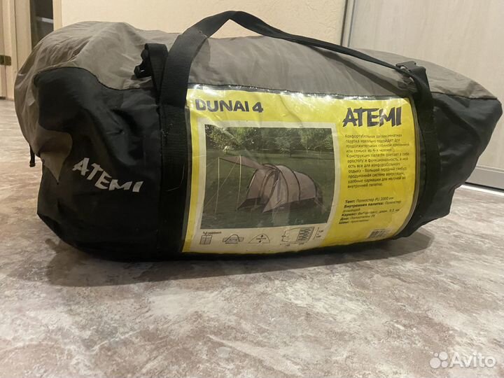 Палатка 4 местная atemi