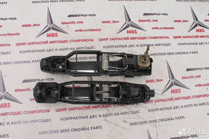 Ручка двери лев w210 мерседес (хром)