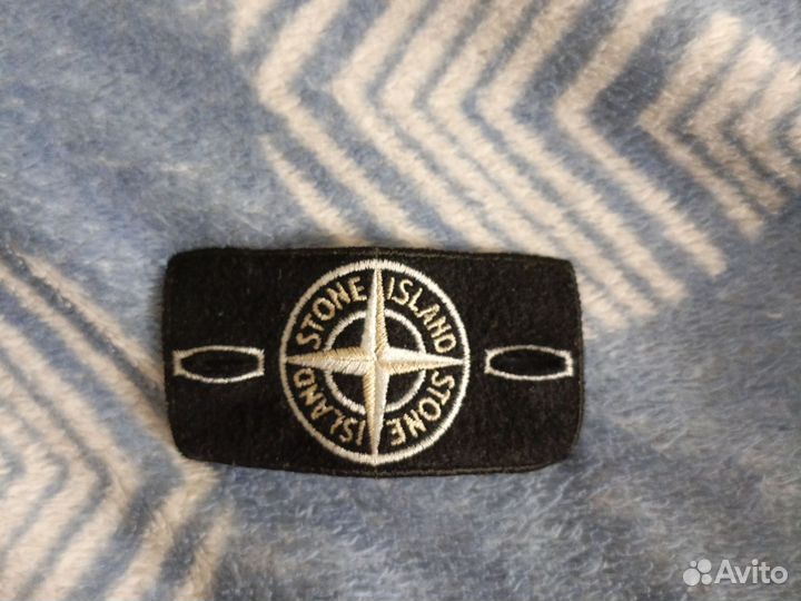 Патч stone island белый оригинальный