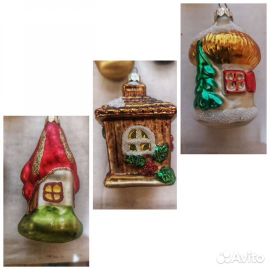 Елочные игрушки разные