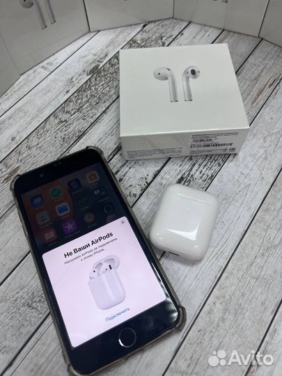 Наушники Air pods 2 lux