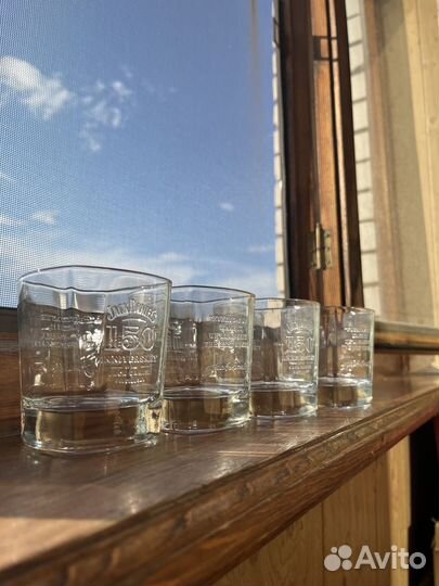 Бокалы для виски Jack Daniels, всего 4 штуки