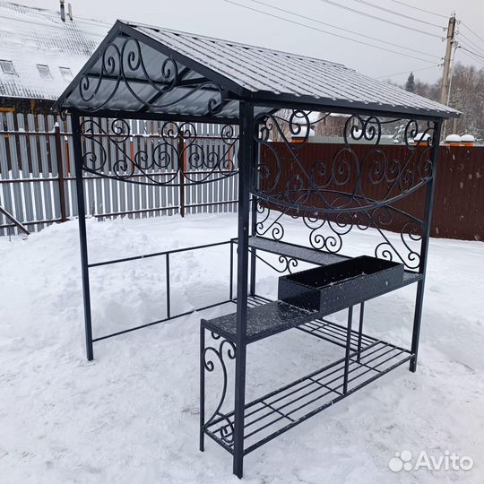 Мангальный комплекс-беседка