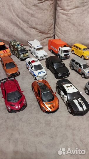 Машины железные игрушки пакетом