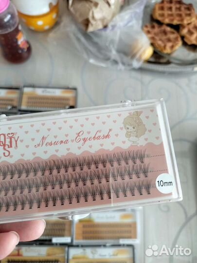 Накладные ресницы пучки для наращивания