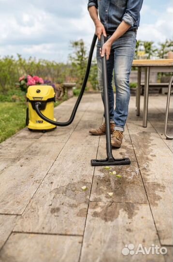 Строительный пылесос karcher wd 3