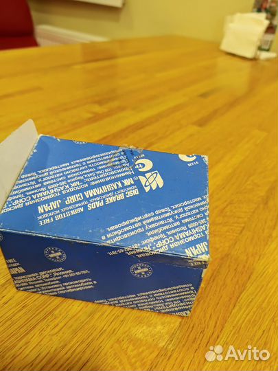 Колодки тормозные камри