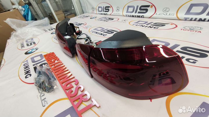 Стоп сигналы volkswagen golf (Mk6) 08-13г красные