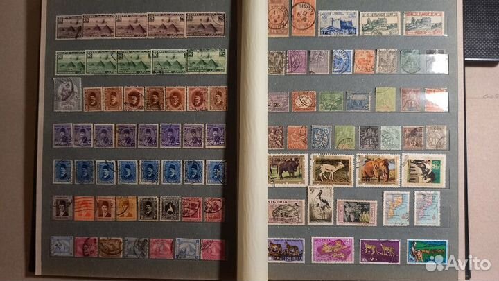 Альбом.20 страниц.марки колонии