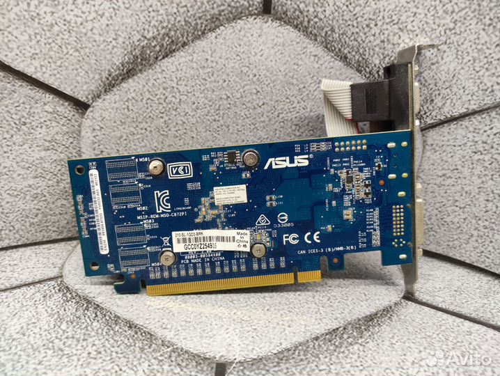 Видеокарта asus nvidia GeForce 210 210-SL-1GD3-BRK