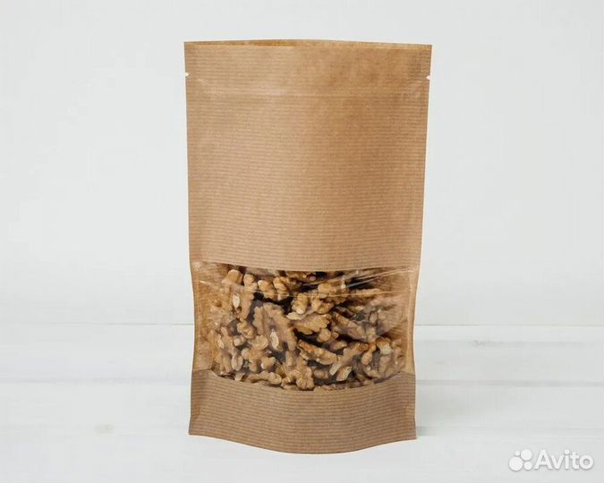 Пакеты крафт дой пак с замком зип