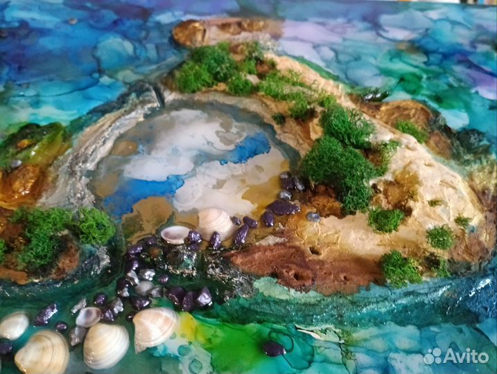 Картина смешанная техника