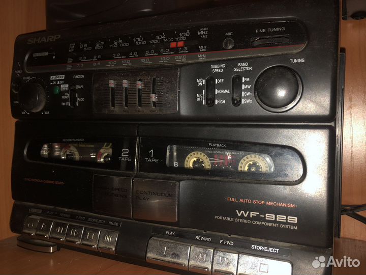 Магнитофон sharp WF929Z (вк)