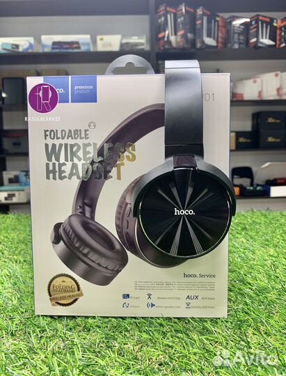 Беспроводные накладные MP3 наушники