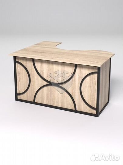 Стол эргономичный офисный сэ-14А (правосторонний)