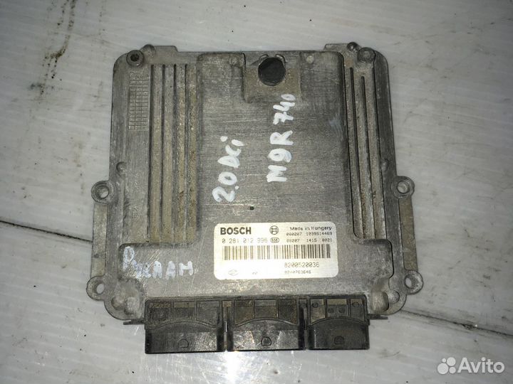 Эбу 0281012996 Renault Espace lV M9R 2.0DCI