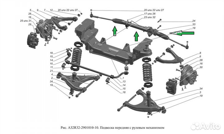 Рулевая рейка на Газель