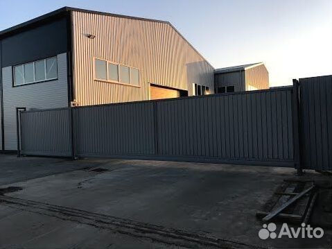 Откатные ворота с установкой