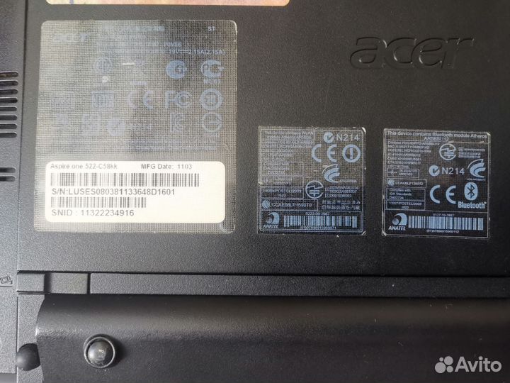 Acer aspire one 522