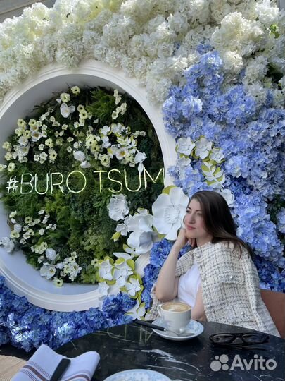 Твидовый пиджак mango S