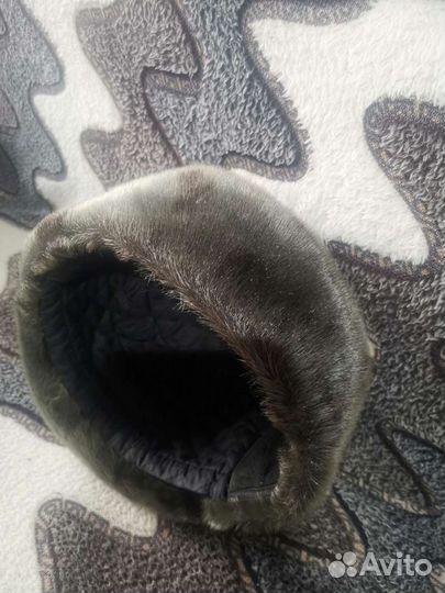 Меховая мужская кепка