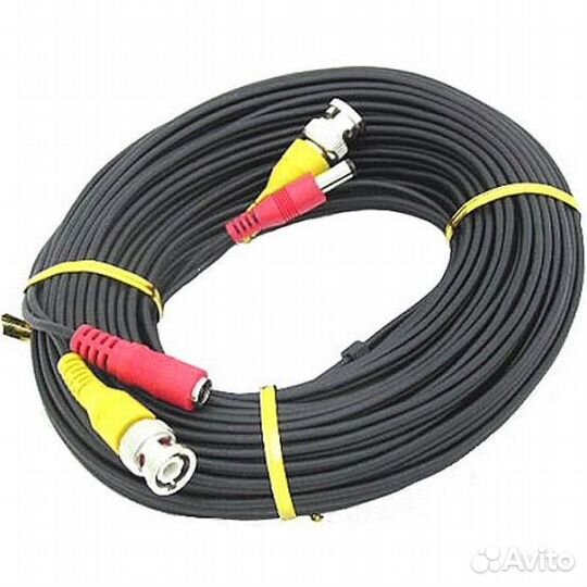 Кабель комбинированный для видеонаблюдения BNC/DC