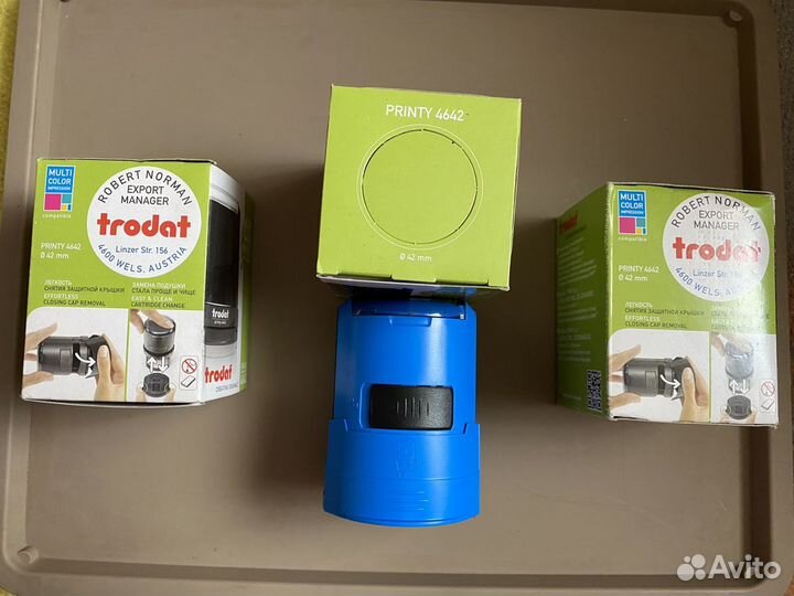 Оснастка для круглой печати, автомат