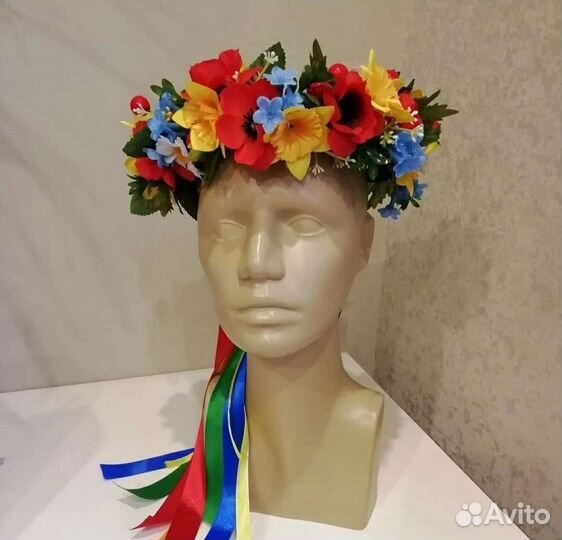 Венок из полевых цветов 