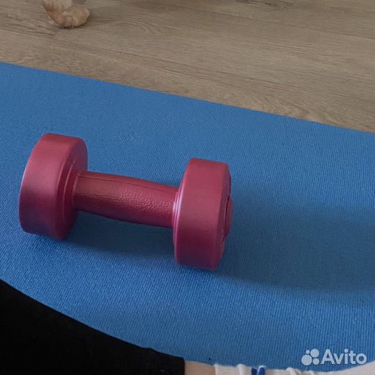 Гантели виниловые 1 кг