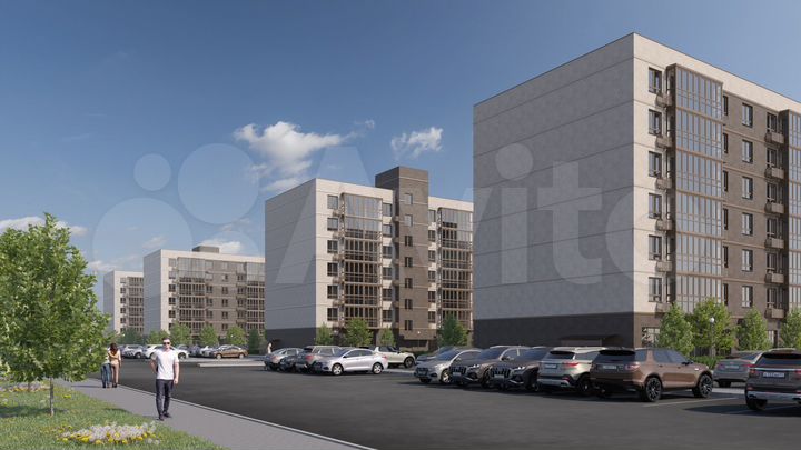 1-к. квартира, 44,3 м², 4/7 эт.