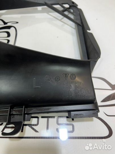 Воздуховод интеркулера задний левый Volkswagen