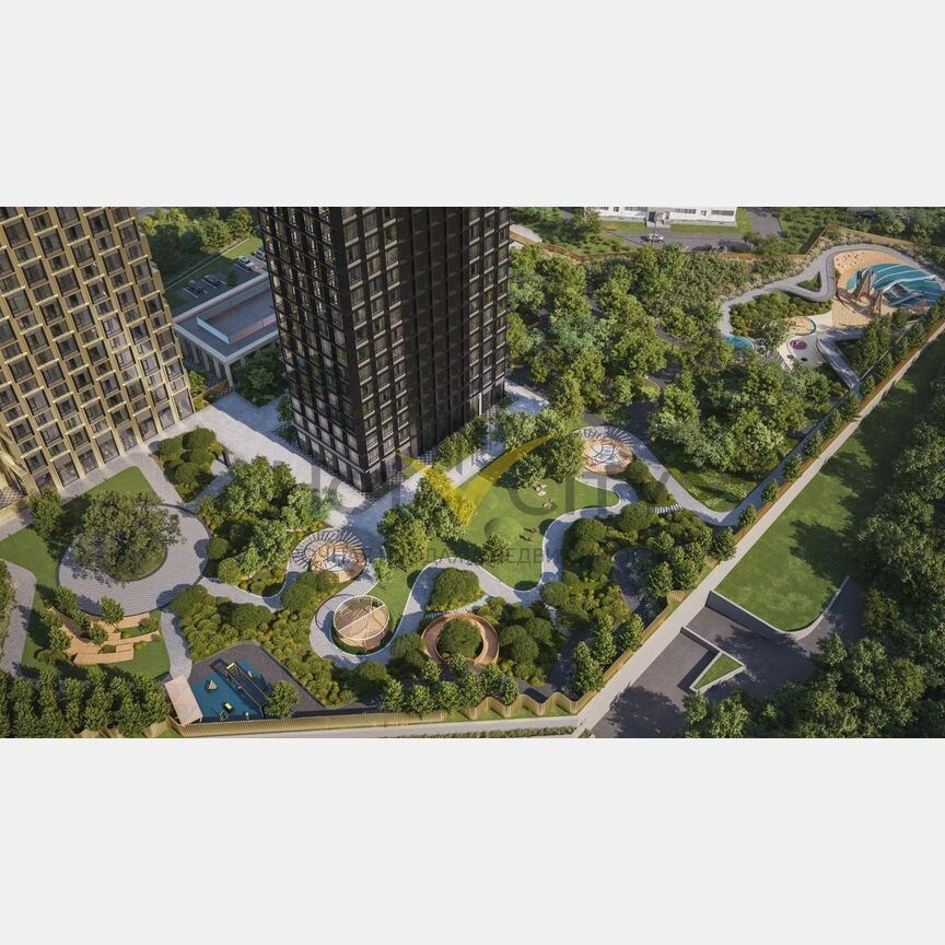 2-к. квартира, 54,4 м², 11/41 эт.